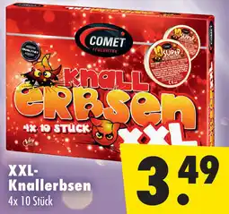 Mäc Geiz COMET XXL Knallerbsen Angebot