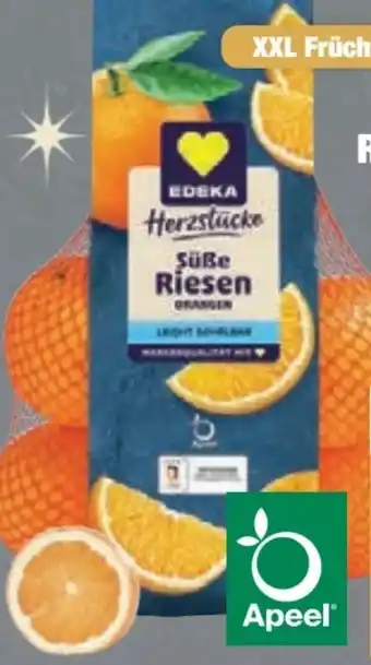 Edeka XXL Riesenorangen Apeel Angebot