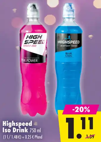 Mäc Geiz Highspeed Iso Drink Angebot