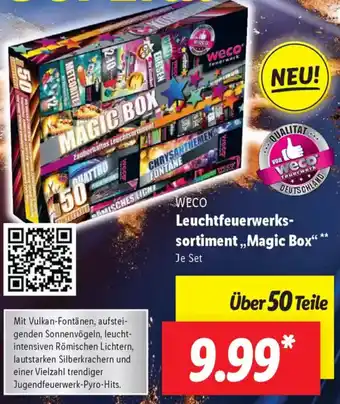 Lidl WECO Leuchtfeuerwerkssortiment ,,Magic Box" Angebot