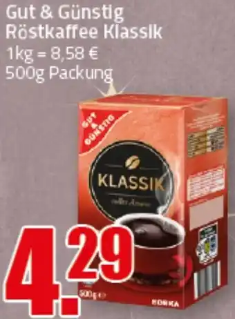 Ihr Frischmarkt Gut & Günstig Röstkaffee Klassik Angebot