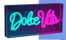 Aldi Nord LED-Schild Dolce Vita Angebot