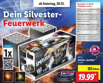 Lidl WECO Batterie „Spotlight" Angebot