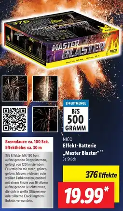 Lidl NICO Effekt-Batterie ,,Master Blaster" Angebot