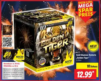 Lidl NICO Gold Glamour-Batterie Golden Tiger Angebot