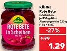 Kaufland KÜHNE Rote Bete Angebot