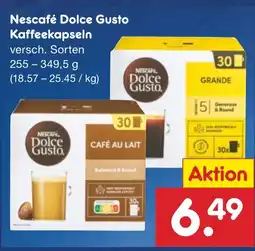 Netto Marken-Discount Nescafé Dolce Gusto Kaffeekapseln Angebot