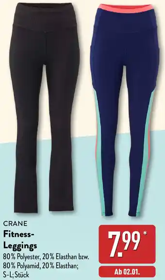 Aldi Nord CRANE Fitness Leggings Angebot