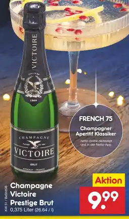 Netto Marken-Discount Champagne Victoire Prestige Brut Angebot