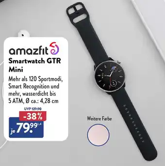 Aldi Nord amazfit Smartwatch GTR Mini Angebot