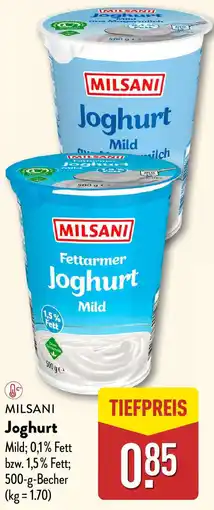 Aldi Nord MILSANI Joghurt Angebot