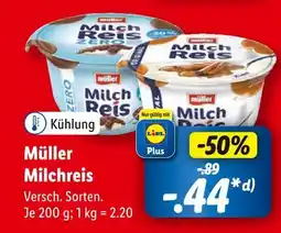 Lidl Müller milchreis Angebot