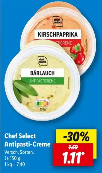 Lidl Chef select antipasti-creme Angebot