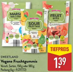 Aldi Nord SWEETLAND Vegane Fruchtgummis Angebot