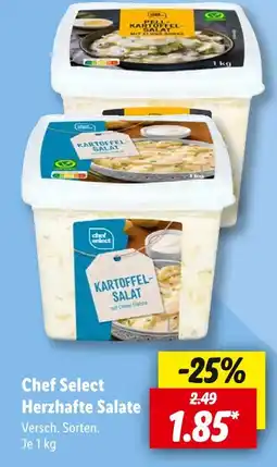 Lidl Chef select herzhafte salate Angebot