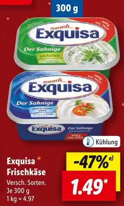 Lidl Exquisa frischkäse Angebot