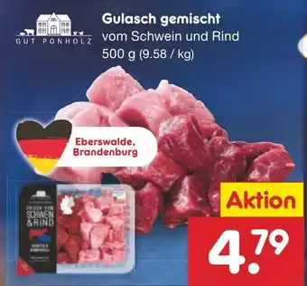 Netto Marken-Discount GUT PONHOLZ Gulasch gemischt Angebot