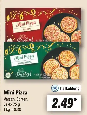 Lidl Mini pizza Angebot