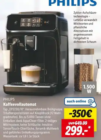 Lidl Philips kaffeevollautomat Angebot