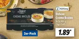 Lidl Deluxe crème brûlée Angebot