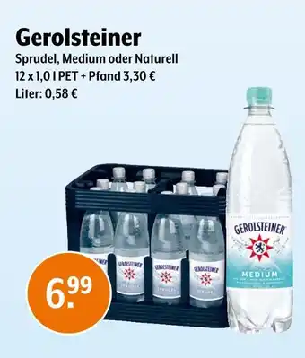 Trink und Spare Gerolsteiner mineralwasser Angebot