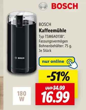 Lidl Bosch kaffeemühle Angebot