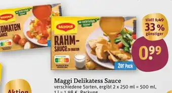 tegut Maggi delikatess sauce Angebot