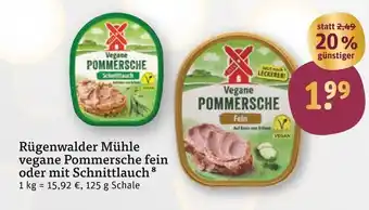 tegut Rügenwalder mühle vegane pommersche Angebot