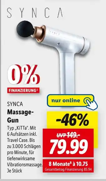 Lidl Synca massage-gun Angebot