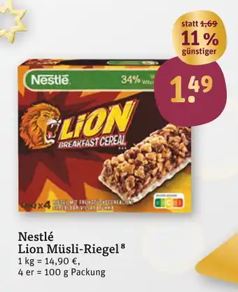 tegut Nestlé lion müsli-riegel Angebot