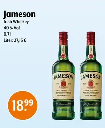 Trink und Spare Jameson irish whiskey Angebot