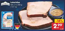 Netto Marken-Discount HOFMAIER Leberkäse Angebot