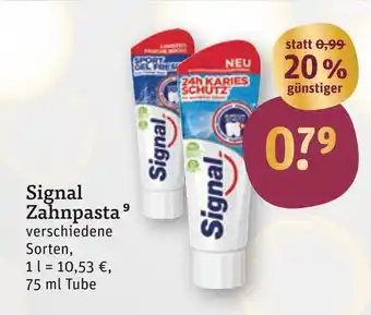 tegut Signal zahnpasta Angebot