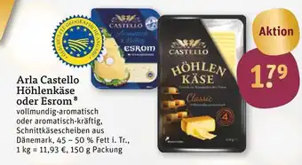 tegut Arla castello höhlenkäse oder esrom Angebot