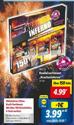 Lidl Weco knallersortiment kracherinferno Angebot