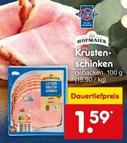 Netto Marken-Discount HOFMAIER Krustenschinken Angebot