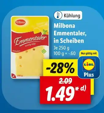 Lidl Milbona emmentaler Angebot