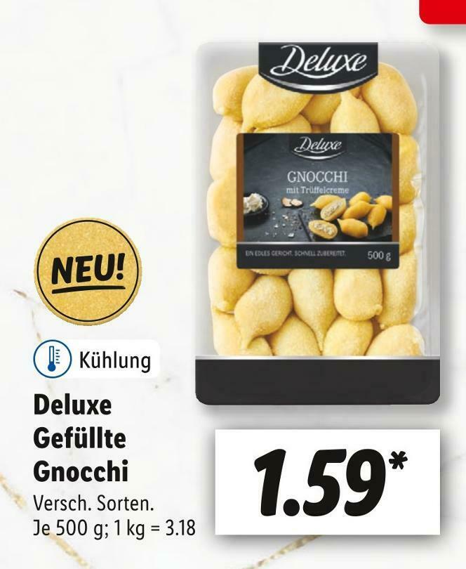 Deluxe gefüllte gnocchi Angebot bei Lidl