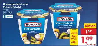 Netto Marken-Discount Homann Kartoffel- oder Pellkartoffelsalat Angebot