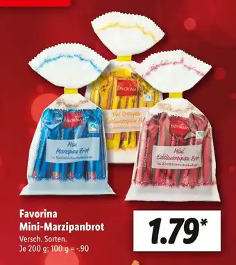 Lidl Favorina mini-marzipanbrot Angebot