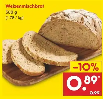 Netto Marken-Discount Weizenmischbrot Angebot