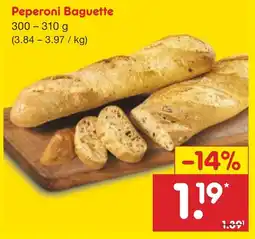 Netto Marken-Discount Peperoni Baguette Angebot