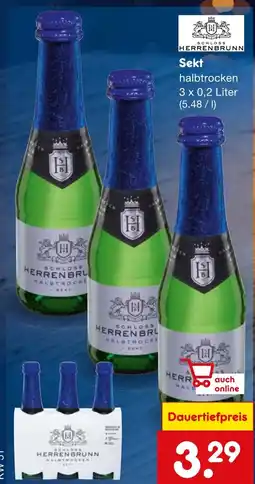 Netto Marken-Discount HERRENBRUNN Sekt Angebot