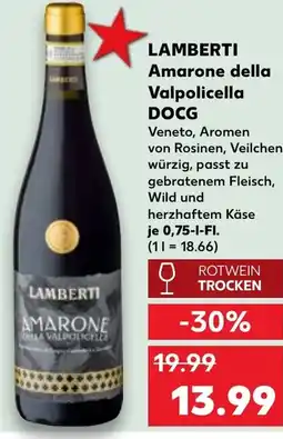 Kaufland LAMBERTI Amarone della Valpolicella DOCG Angebot