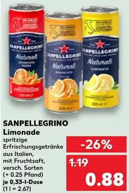 Kaufland SANPELLEGRINO Limonade Angebot