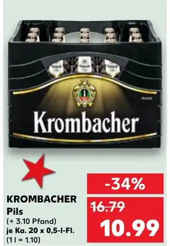 Kaufland KROMBACHER Pils Angebot