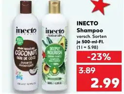 Kaufland INECTO Shampoo Angebot