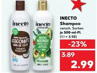 Kaufland INECTO Shampoo Angebot