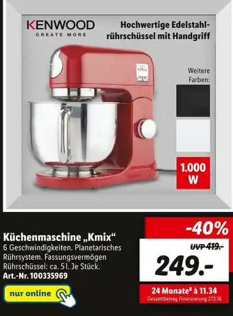 Lidl Küchenmaschine „kmix“ Angebot