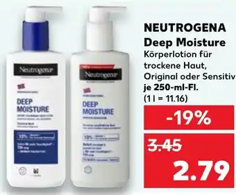 Kaufland NEUTROGENA Deep Moisture Angebot